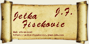 Jelka Fišeković vizit kartica